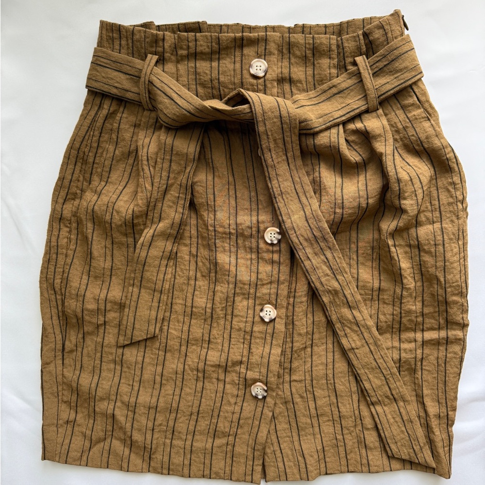 H&M brown mini skirt